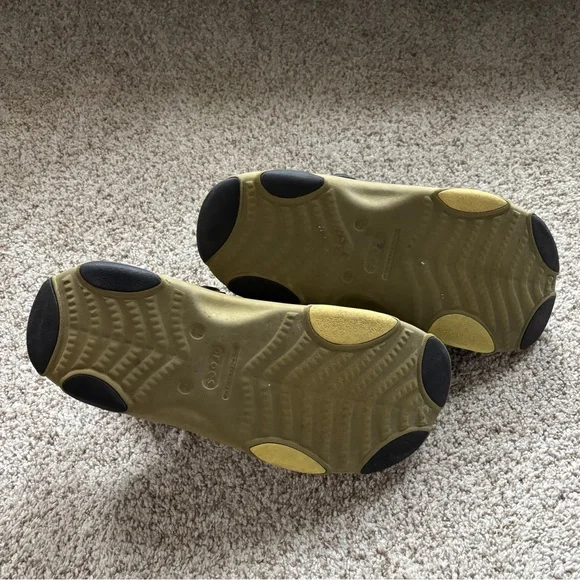 Crocs All Terrain Aloe Green with Black Trim Sandal Shoes  Men’s 10 - Picture 8 of 9